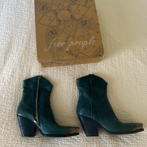 Free People Brayden Western Leather Boots - Picture 14 of 16